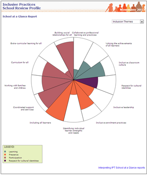 School at a glance report - inclusion themes